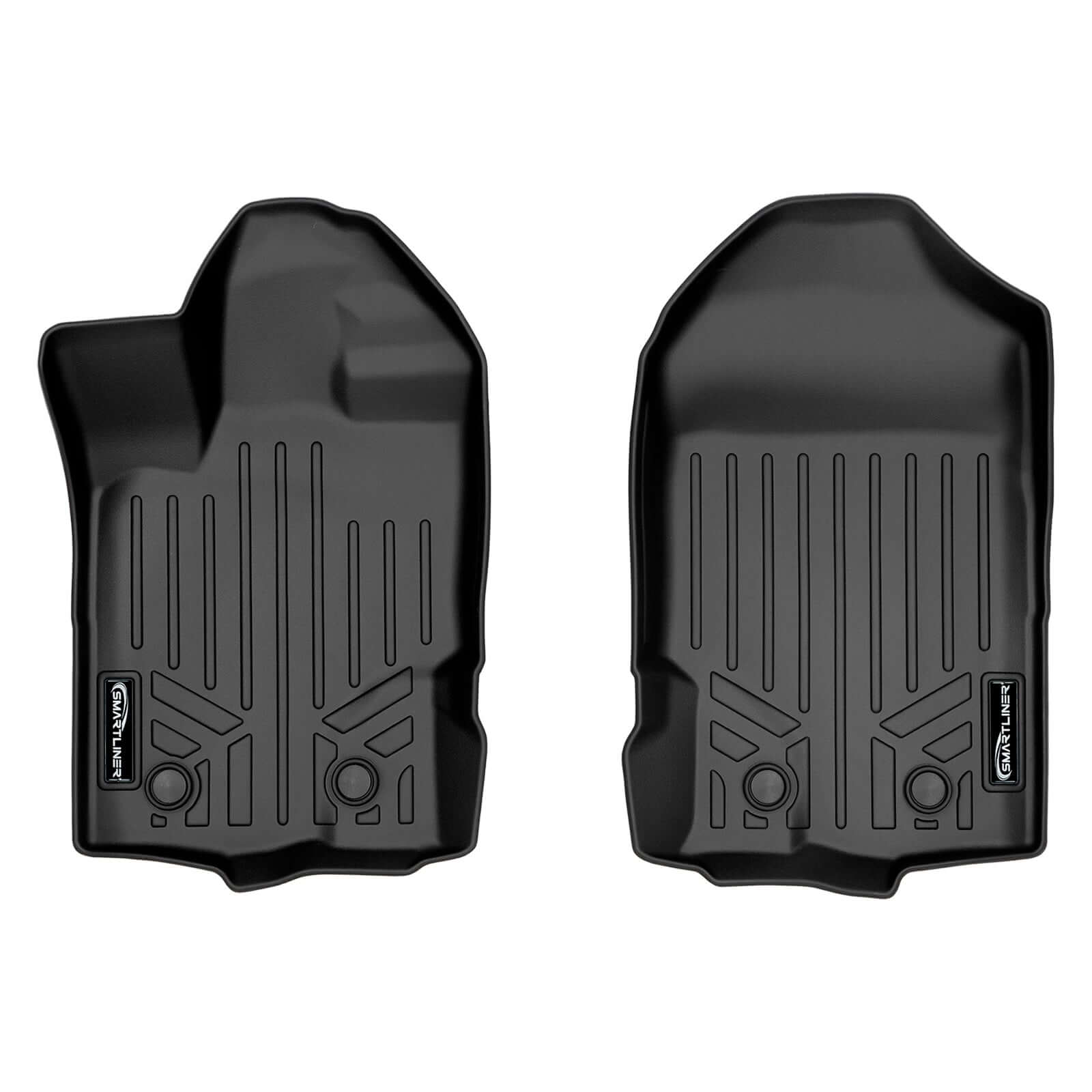 SmartCoverage™ Custom Fit Floor Liners For 2019-2023 Ford Ranger SuperCrew Cab (Carpet Flooring) Smartliner USA