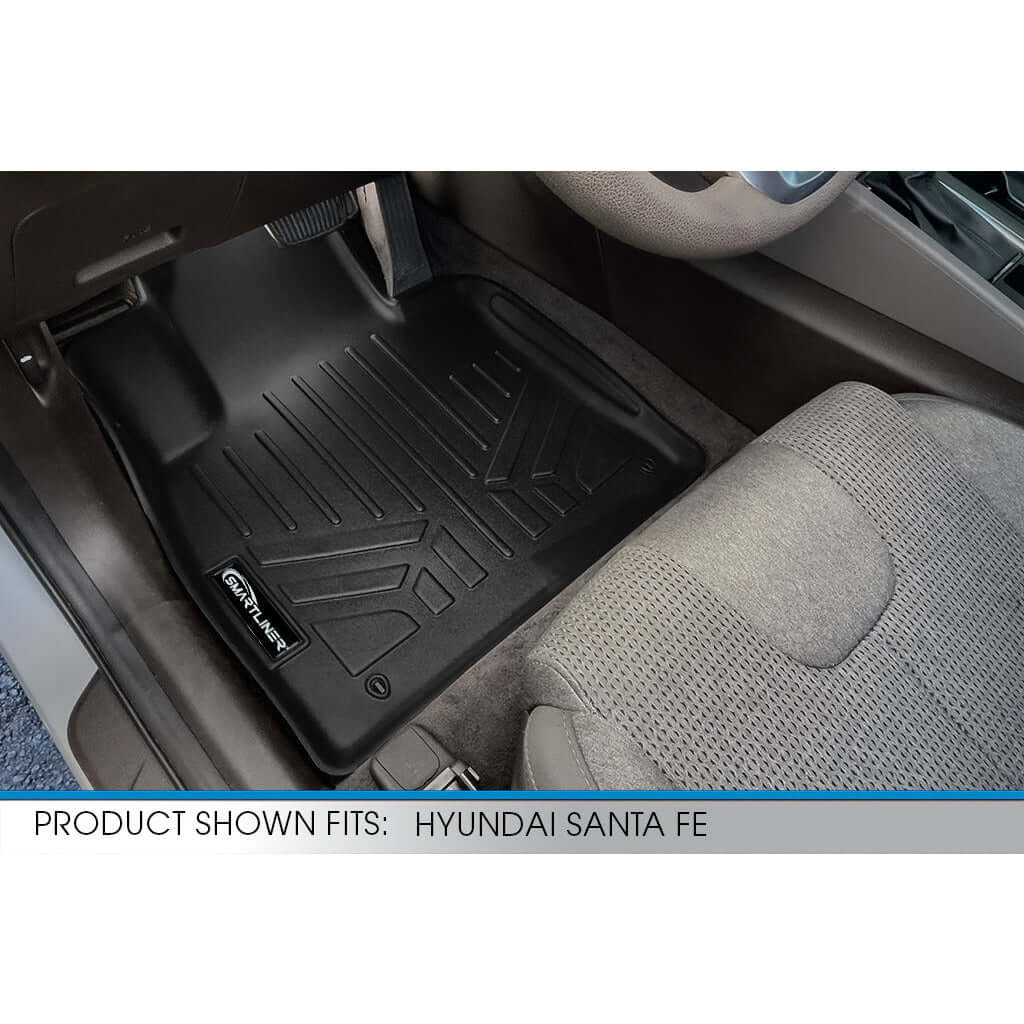 SMARTLINER Custom Fit Floor Liners For 2019-2020 Hyundai Santa Fe (5 Passenger Models) Smartliner USA
