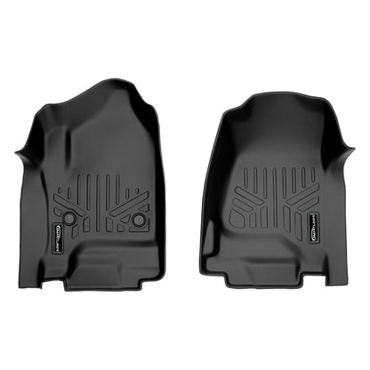 SMARTLINER Custom Fit Floor Liners For 2019 Silverado 1500 LD/GMC Sierra 1500 LD Double Cab (NO Over the Hump Coverage) Smartliner USA