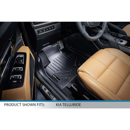 SMARTLINER Custom Fit Floor Liners For 2020-2025 Kia Telluride with 2nd Row Bench Seat Smartliner USA
