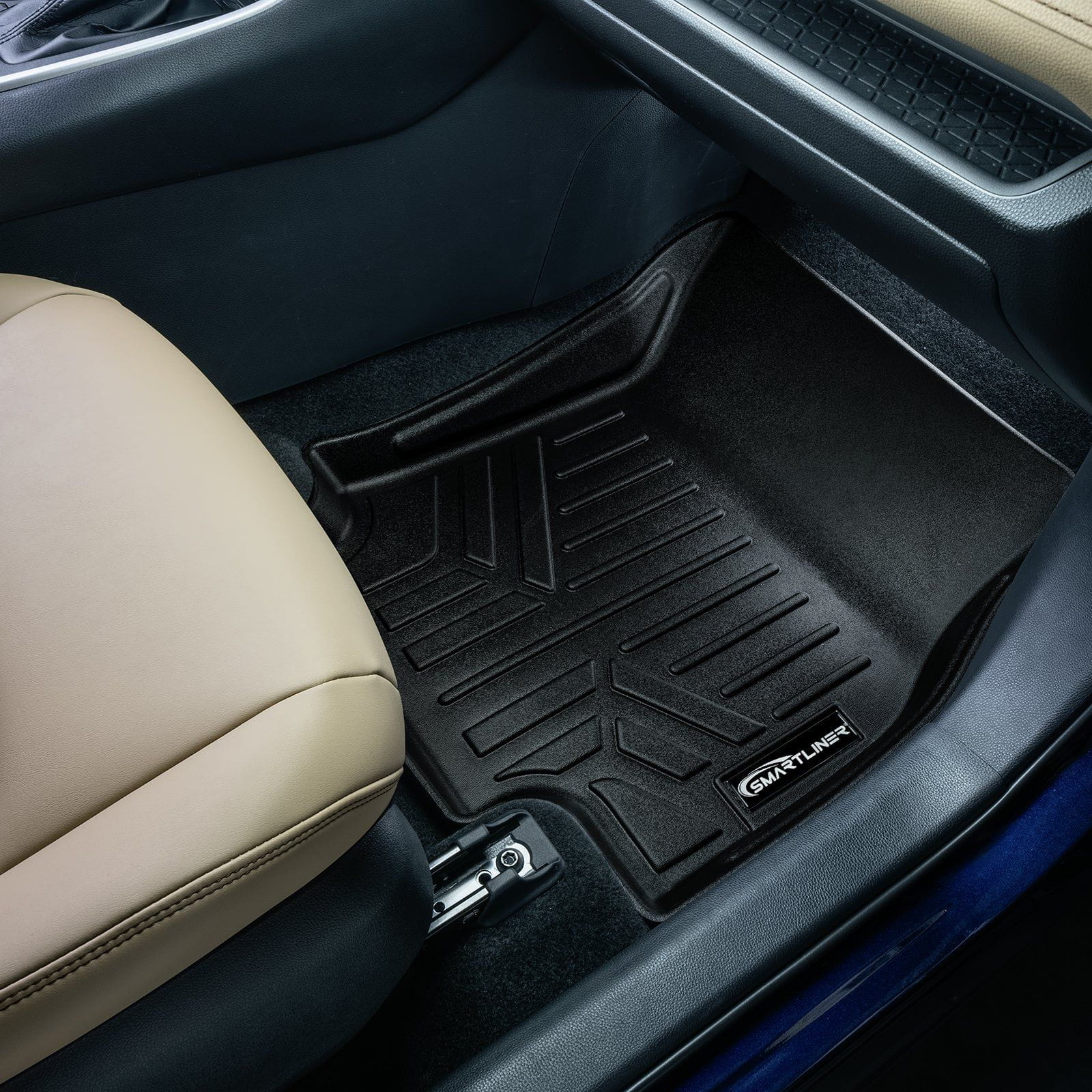 SMARTLINER Custom Fit Floor Liners For 2021-2025 Toyota RAV4 Prime (Without Subwoofer in Cargo Area) Smartliner USA