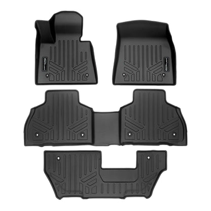 SMARTLINER Custom Fit Floor Liners For 2021-2025 BMW Alpina XB7 (2nd Row Bench) Smartliner USA