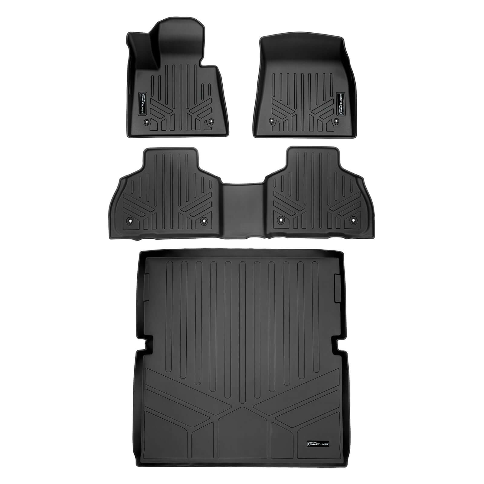 SMARTLINER Custom Fit Floor Liners For 2021-2025 BMW Alpina XB7 (2nd Row Bench) Smartliner USA