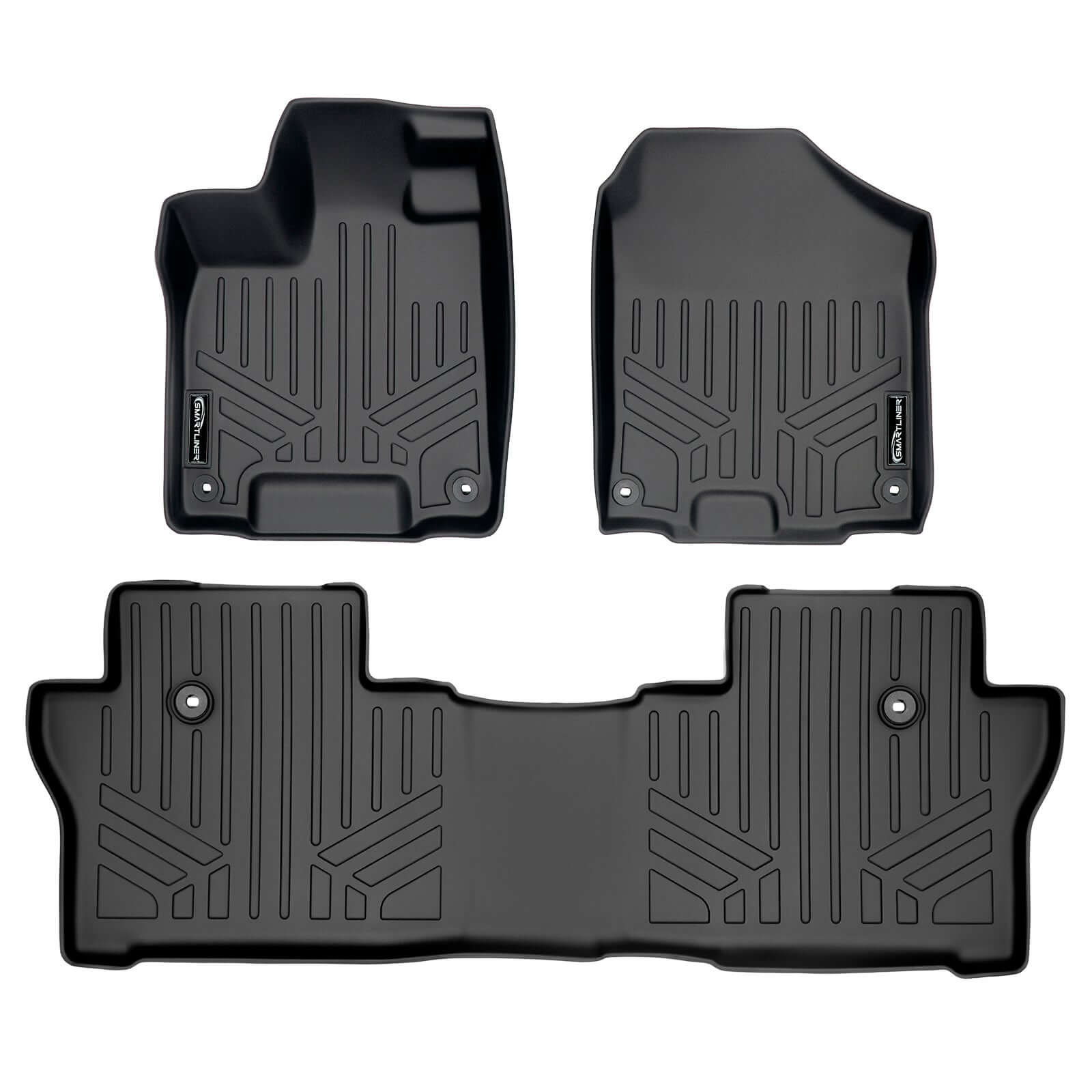 SMARTLINER Custom Fit Floor Liners For 2019-2025 Honda Passport Smartliner USA