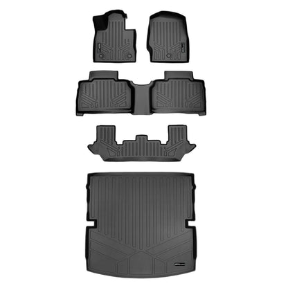SMARTLINER Custom Fit Floor Liners For for 2020-2025 Ford Explorer 7 Passenger Smartliner USA