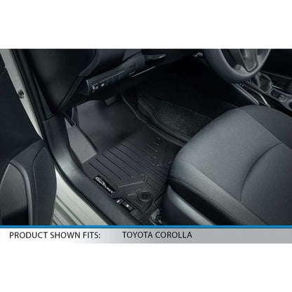 SMARTLINER Custom Fit Floor Liners For 2019-2025 Toyota Corolla Hatchback (With Tire Repair Kit) Smartliner USA