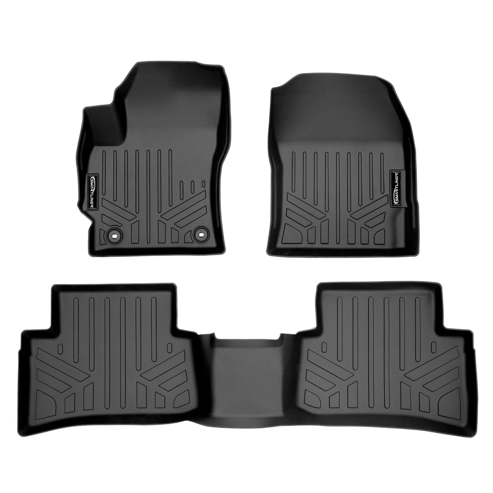 SMARTLINER Custom Fit Floor Liners For 2019-2025 Toyota Corolla Hatchback (With Tire Repair Kit) Smartliner USA