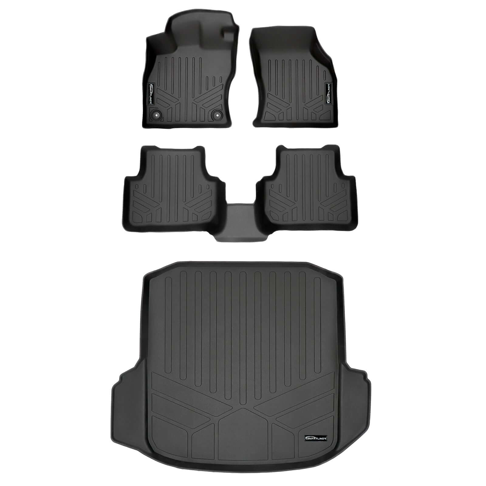 SMARTLINER Custom Fit Floor Liners For 2019-2025 Volkswagen Jetta Smartliner USA