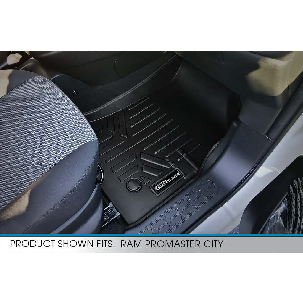 SMARTLINER Custom Fit Floor Liners For 2015-2021 Ram ProMaster City Smartliner USA