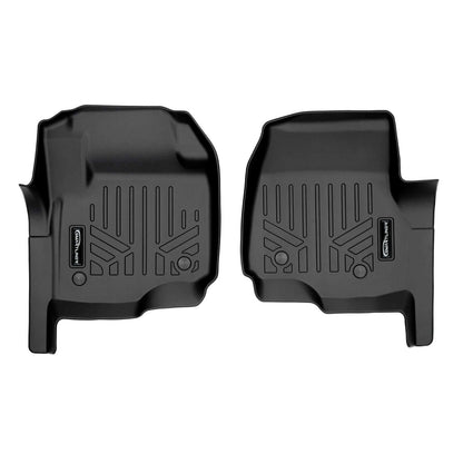 SMARTLINER Custom Fit Floor Liners For 2017-2025 Ford F-250/F-350 SuperCrew Cab with 1st Row Bucket Seats/ Vinyl Flooring with rear under seat storage Smartliner USA