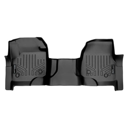 SMARTLINER Custom Fit Floor Liners For 2017-2024 Ford Super Duty Crew with Vinyl Flooring With full first row coverage Smartliner USA