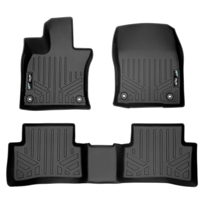 SMARTLINER Custom Fit Floor Liners For 2019-2025 Lexus UX Hybrid (Only Fits Models With Subwoofer in Cargo Area) Smartliner USA