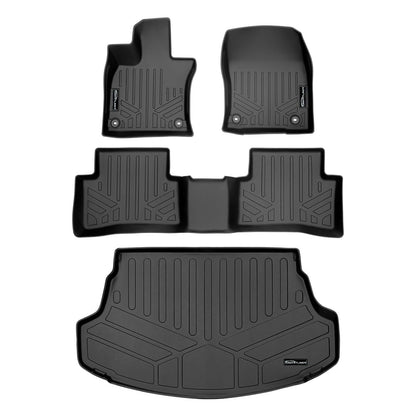 SMARTLINER Custom Fit Floor Liners For 2019-2025 Lexus UX Hybrid (Only Fits Models Without Subwoofer in Cargo Area) Smartliner USA