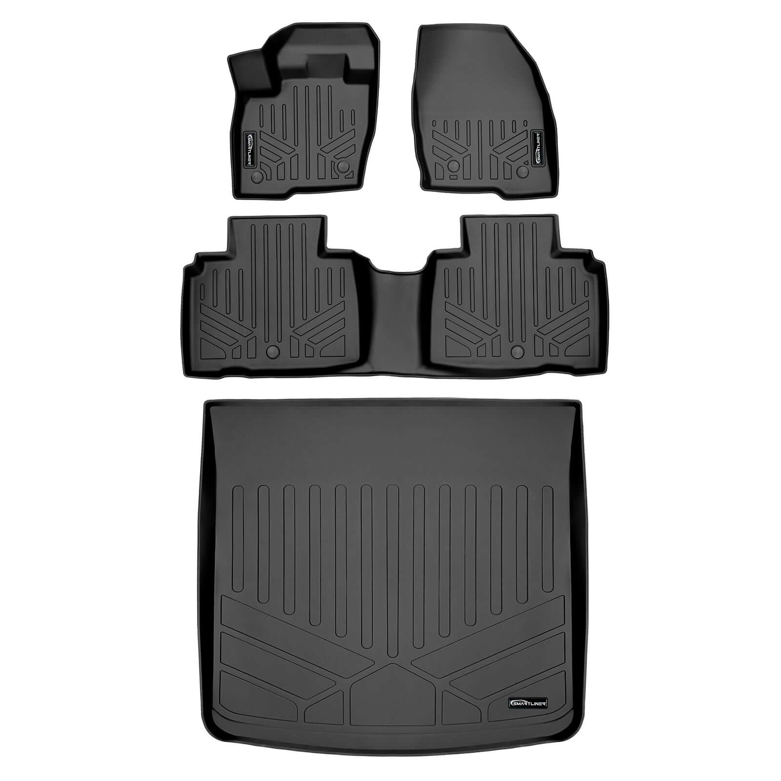 SMARTLINER Custom Fit Floor Liners For 2016-2018 Lincoln MKX / 2019-2023 Nautilus Smartliner USA
