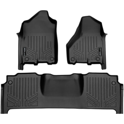 SMARTLINER Custom Fit Floor Liners For 2021 - 2024 Ram 2500 | 3500 Mega Cab Bucket Seats Smartliner USA