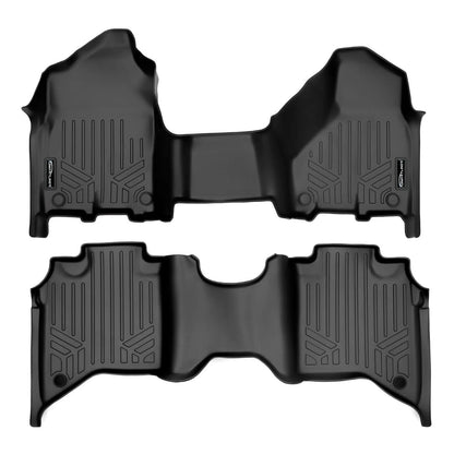 SMARTLINER Custom Fit Floor Liners For 2019-2025 Ram 2500/3500 Crew Cab with 1st Row Bench Seat Smartliner USA