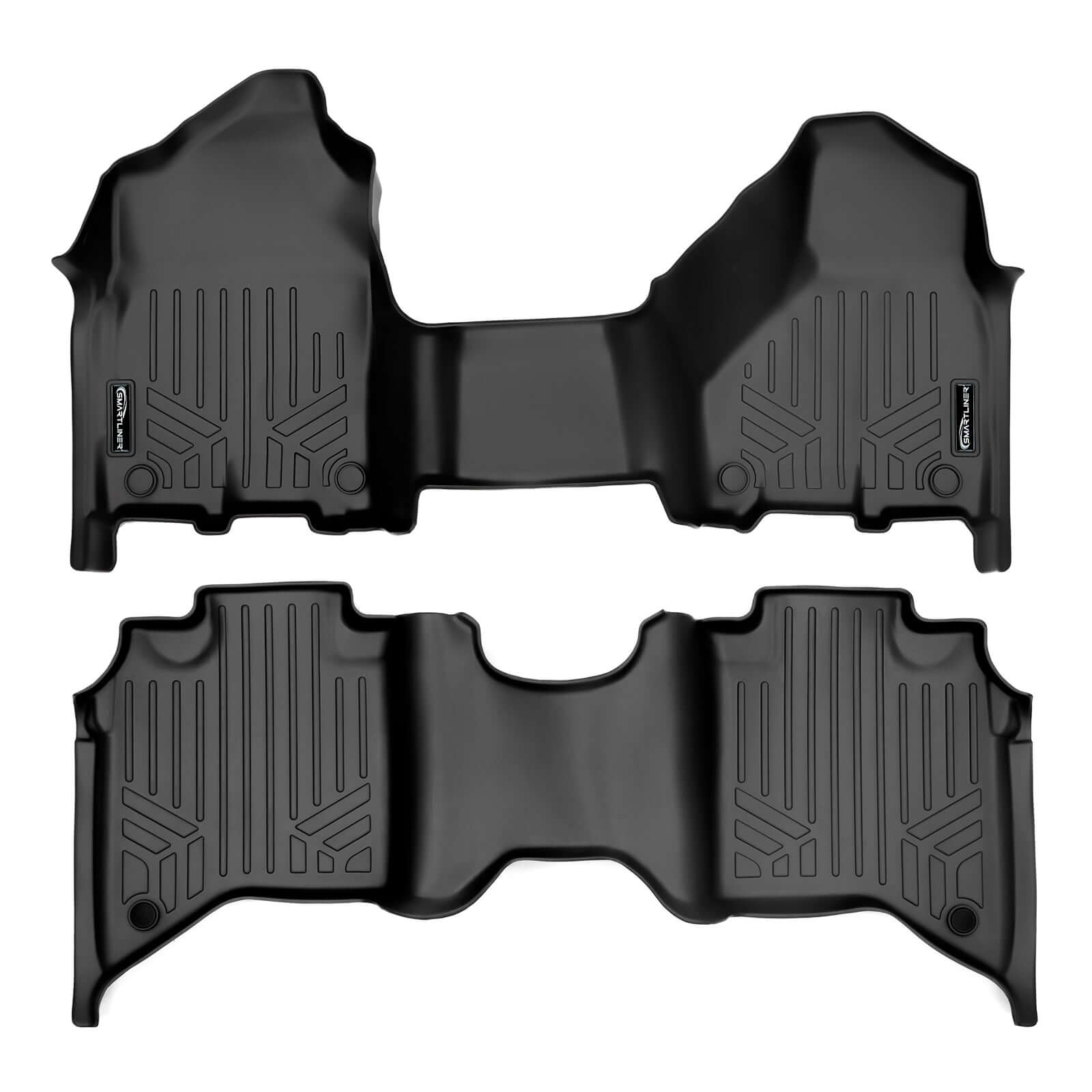 SMARTLINER Custom Fit Floor Liners For 2019-2025 Ram 2500/3500 Crew Cab with 1st Row Bench Seat Smartliner USA