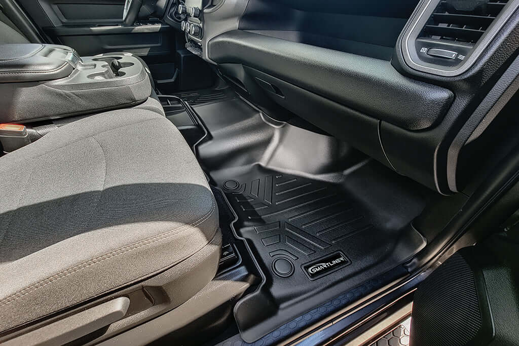 SMARTLINER Custom Fit Floor Liners For 2019-2025 Ram 2500/3500 Crew Cab with 1st Row Bench Seat Smartliner USA
