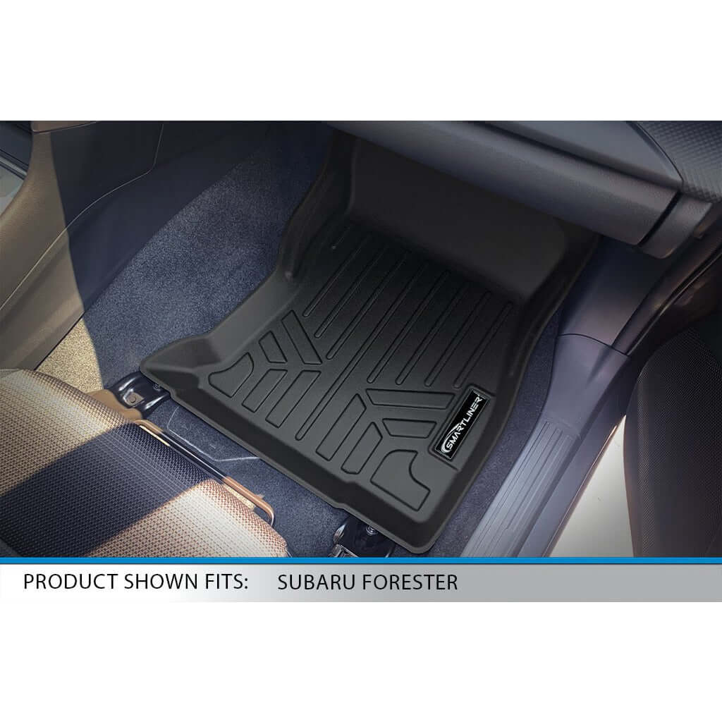 SMARTLINER Custom Fit Floor Liners For 2019-2024 Subaru Forester With or Without Subwoofer Smartliner USA
