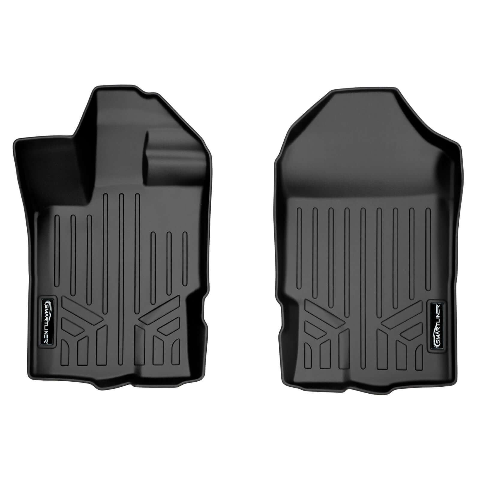 SMARTLINER Custom Fit Floor Liners For 2019-2023 Ford Ranger SuperCab with Vinyl Flooring Smartliner USA