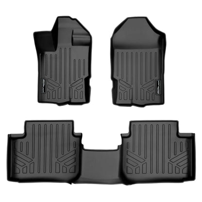 SMARTLINER Custom Fit Floor Liners For 2019-2023 Ford Ranger SuperCab with Vinyl Flooring Smartliner USA