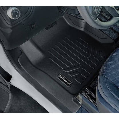 SMARTLINER Custom Fit Floor Liners For 2019-2025 Chevrolet Silverado/GMC Sierra 1500 Regular Cab (Without 1st Row Hump Coverage) Smartliner USA