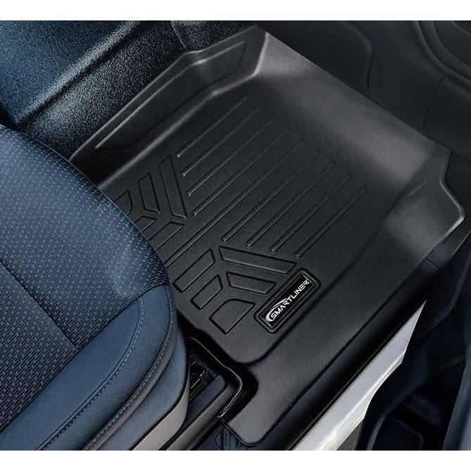 SMARTLINER Custom Fit Floor Liners Compatible With 2020-2025 Chevrolet Silverado 2500 HD | 3500 HD /  GMC Sierra 1500 (Regular Cab|Without Over the Hump Coverage) Smartliner USA