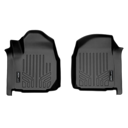 SMARTLINER Custom Fit Floor Liners For 2020-2025 Chevrolet Silverado 2500 HD | 3500 HD /  GMC Sierra 1500 (Regular Cab With Vinyl Flooring And Without OTH Coverage) Smartliner USA