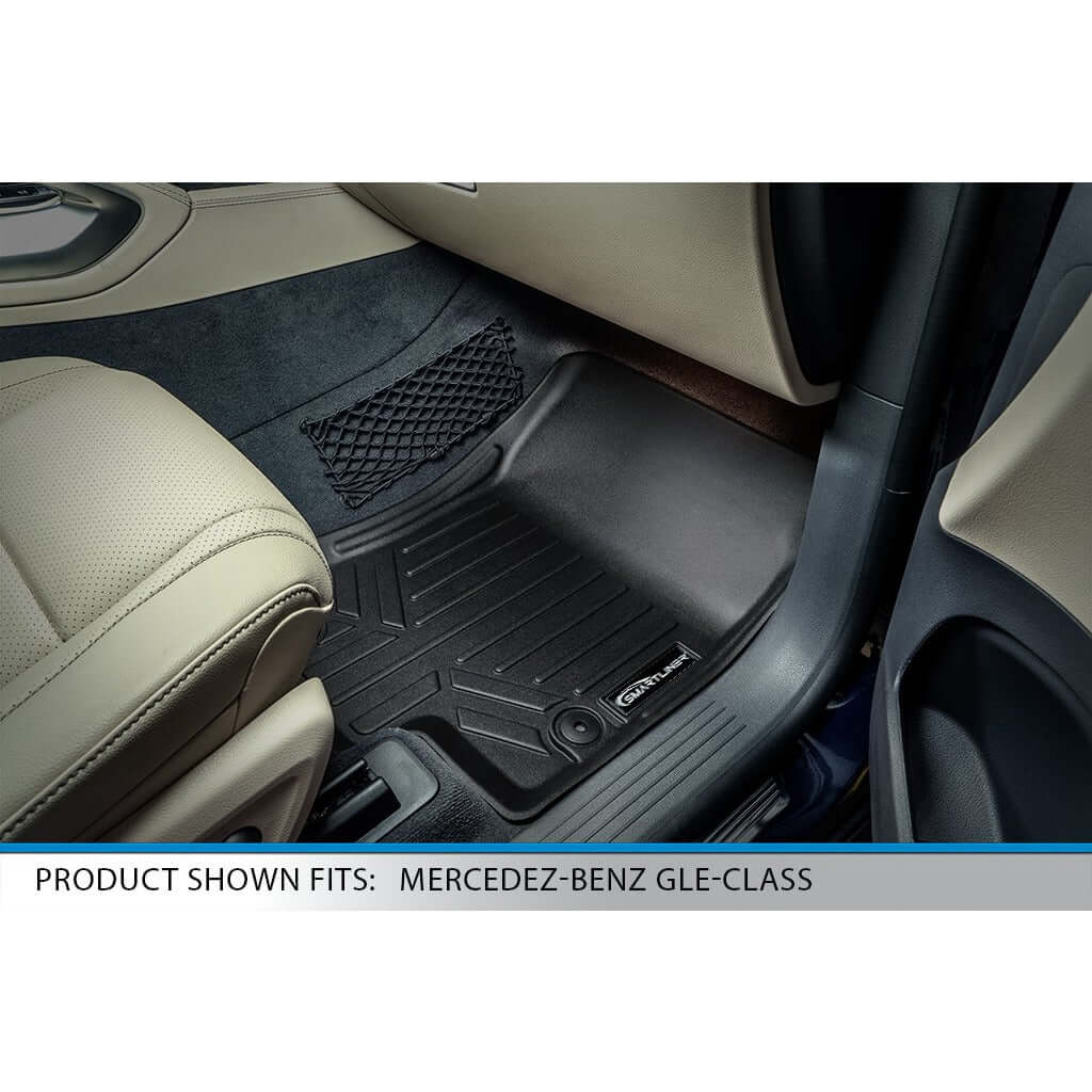 SMARTLINER Custom Fit Floor Liners For 2020-2024 Mercedes-Benz GLS-Class 7 Passenger With 2nd Row Bench Seat Smartliner USA