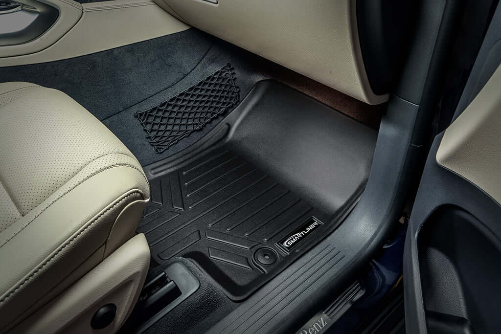 SMARTLINER Custom Fit Floor Liners For 2020-2024 Mercedes-Benz GLS-Class 7 Passenger With 2nd Row Bucket Seats Smartliner USA