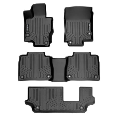 SMARTLINER Custom Fit Floor Liners For 2020-2025 Mercedes-Benz GLE-Class 7/8 Passenger Smartliner USA