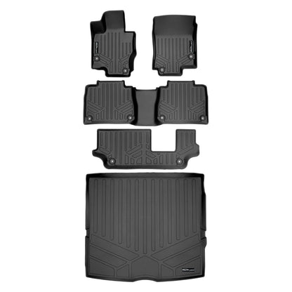 SMARTLINER Custom Fit Floor Liners For 2020-2025 Mercedes-Benz GLE-Class 7/8 Passenger Smartliner USA