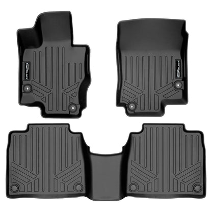 SMARTLINER Custom Fit Floor Liners For 2020-2024 Mercedes-Benz GLS-Class 7 Passenger With 2nd Row Bench Seat Smartliner USA