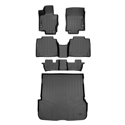 SMARTLINER Custom Fit Floor Liners For 2020-2024 Mercedes-Benz GLS-Class 7 Passenger With 2nd Row Bench Seat Smartliner USA