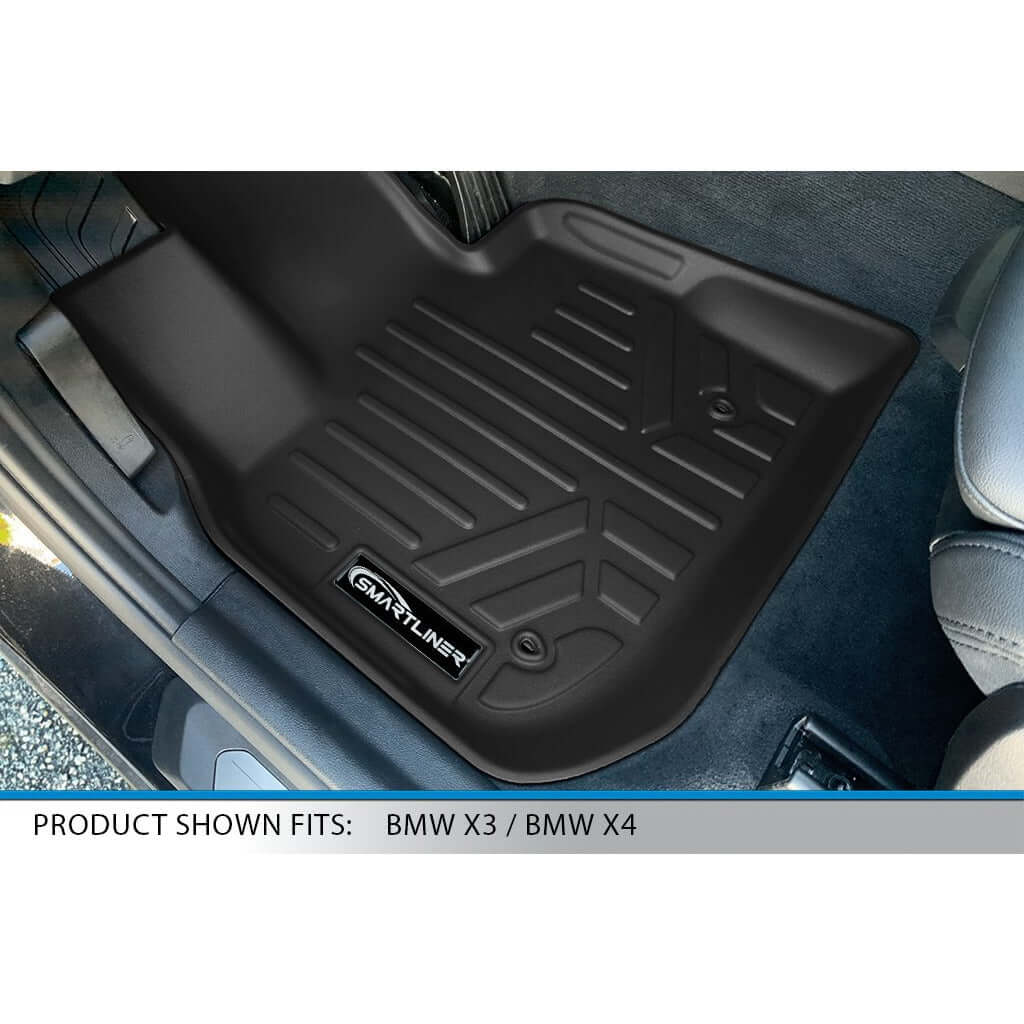SMARTLINER Custom Fit Floor Liners For 2018-2024 BMW X3/ BMW X4 2019-2024 Smartliner USA
