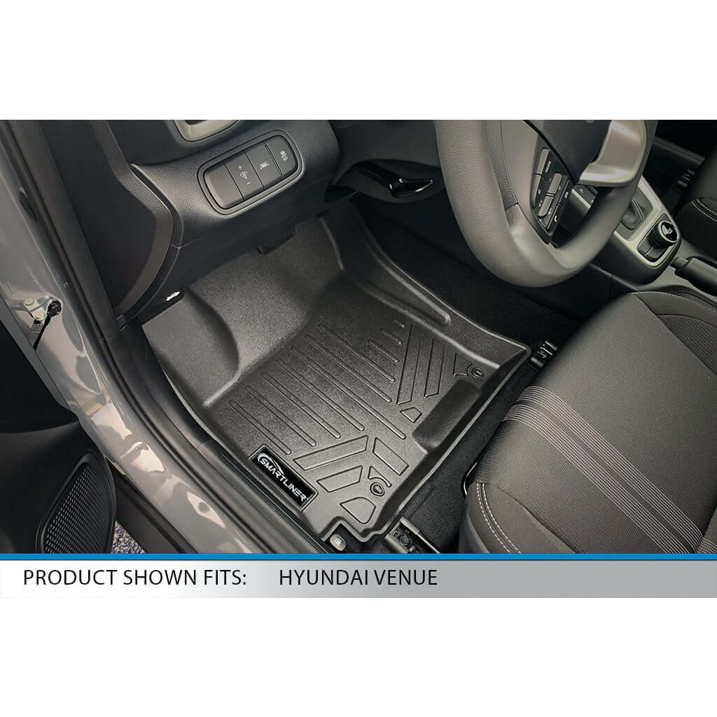 SMARTLINER Custom Fit Floor Liners For 2020-2025 Hyundai Venue (Upper Cargo Position) Smartliner USA