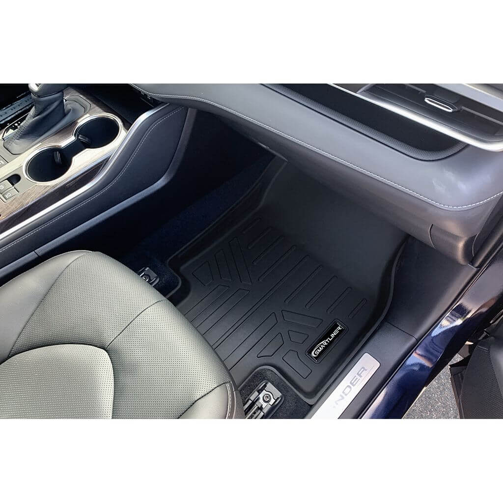 SMARTLINER Custom Fit Floor Liners For 2020-2025 Toyota Highlander (with Subwoofer) Smartliner USA
