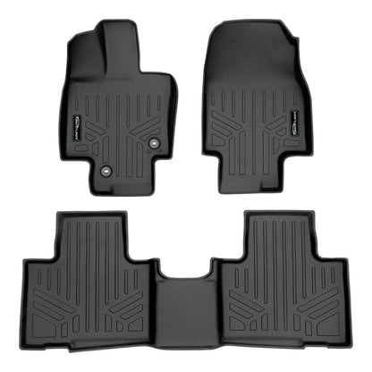 SMARTLINER Custom Fit Floor Liners For 2020-2025 Toyota Highlander (Fits models without Subwoofer) Smartliner USA