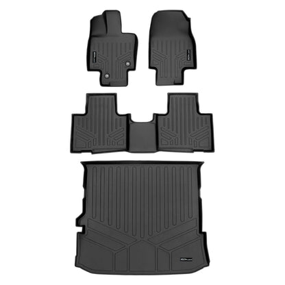 SMARTLINER Custom Fit Floor Liners For 2020-2025 Toyota Highlander (with Subwoofer) Smartliner USA