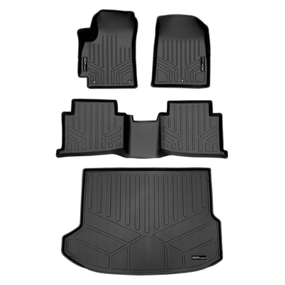 SMARTLINER Custom Fit Floor Liners For 2024 - 2025 Kia Seltos with Cargo Area in Upper Position Smartliner USA