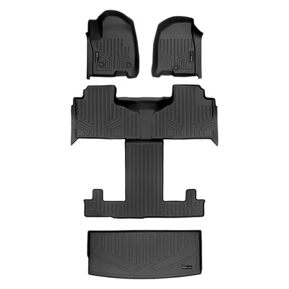 SMARTLINER Custom Fit Floor Liners For 2021-2025 Cadillac Escalade with 2nd Row Bucket Seats Smartliner USA