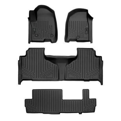 SMARTLINER Custom Fit Floor Liners For 2021-2025 Cadillac Escalade ESV with 2nd Row Bench Seat Smartliner USA
