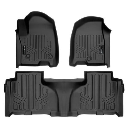 SMARTLINER Custom Fit Floor Liners For 2021-2025 Chevrolet Suburban with 2nd Row Bucket Seats Smartliner USA