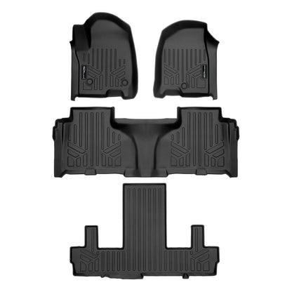 SMARTLINER Custom Fit Floor Liners For 2021-2025 Cadillac Escalade ESV with 2nd Row Bucket Seats Smartliner USA