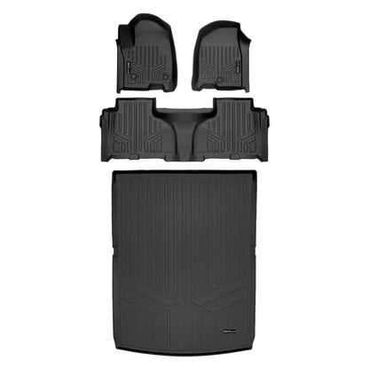 SMARTLINER Custom Fit Floor Liners For 2021-2025 GMC Yukon XL/ Yukon Denali XL with 2nd Row Bucket Seats Smartliner USA