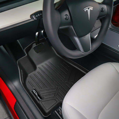 SMARTLINER Custom Fit Floor Liners For for 2020-2024 Tesla Model Y (7 Passenger) Smartliner USA