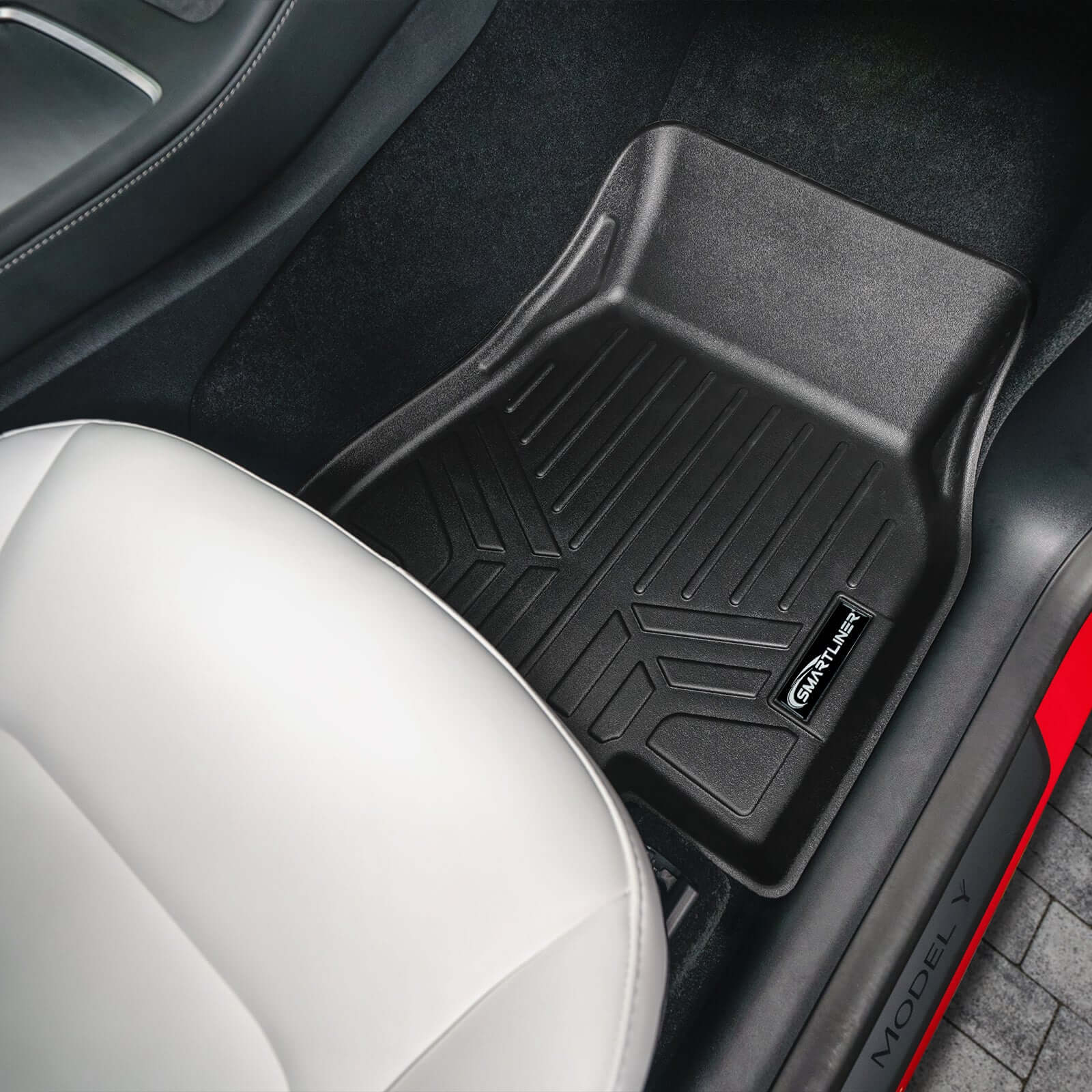 SMARTLINER Custom Fit Floor Liners For 2020-2025 Tesla Model Y (5 Passenger) Smartliner USA