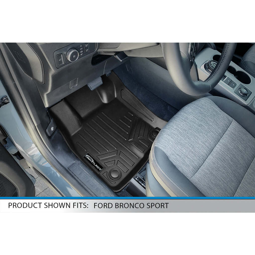 SMARTLINER Custom Fit Floor Liners For 2021-2025 Ford Bronco Sport Smartliner USA