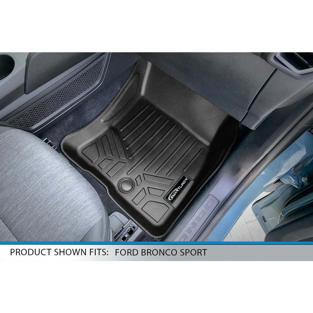SMARTLINER Custom Fit Floor Liners For 2021-2025 Ford Bronco Sport Smartliner USA