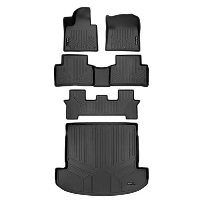 SMARTLINER Custom Fit Floor Liners For 2021-2025 Kia Sorento (with 2nd Row Bench Seat) Smartliner USA